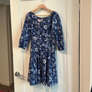 UNIQUE VINTAGE FLORAL DRESS